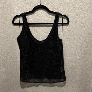 Zara black size large tank